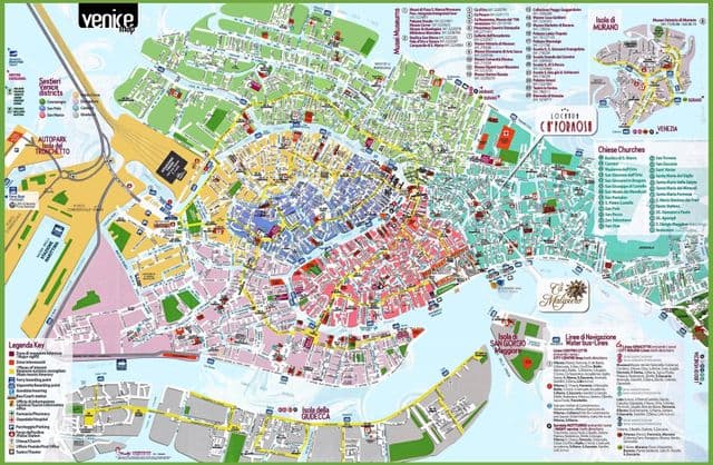 Mapa drogowa Wenecji